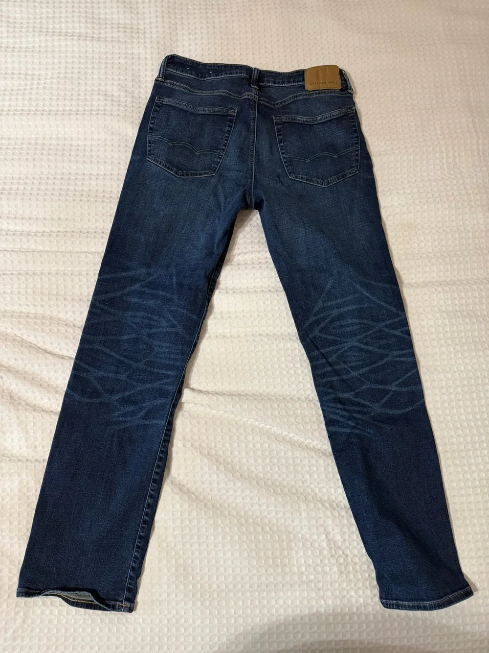 American Eagle Outfitters Men’s Indigo Relaxed Straight Jeans